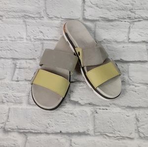 Sorel Torpeda leather comfort slide sandals